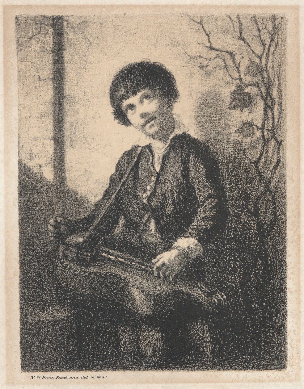 Le Garçon à la vielle - William Morris Hunt