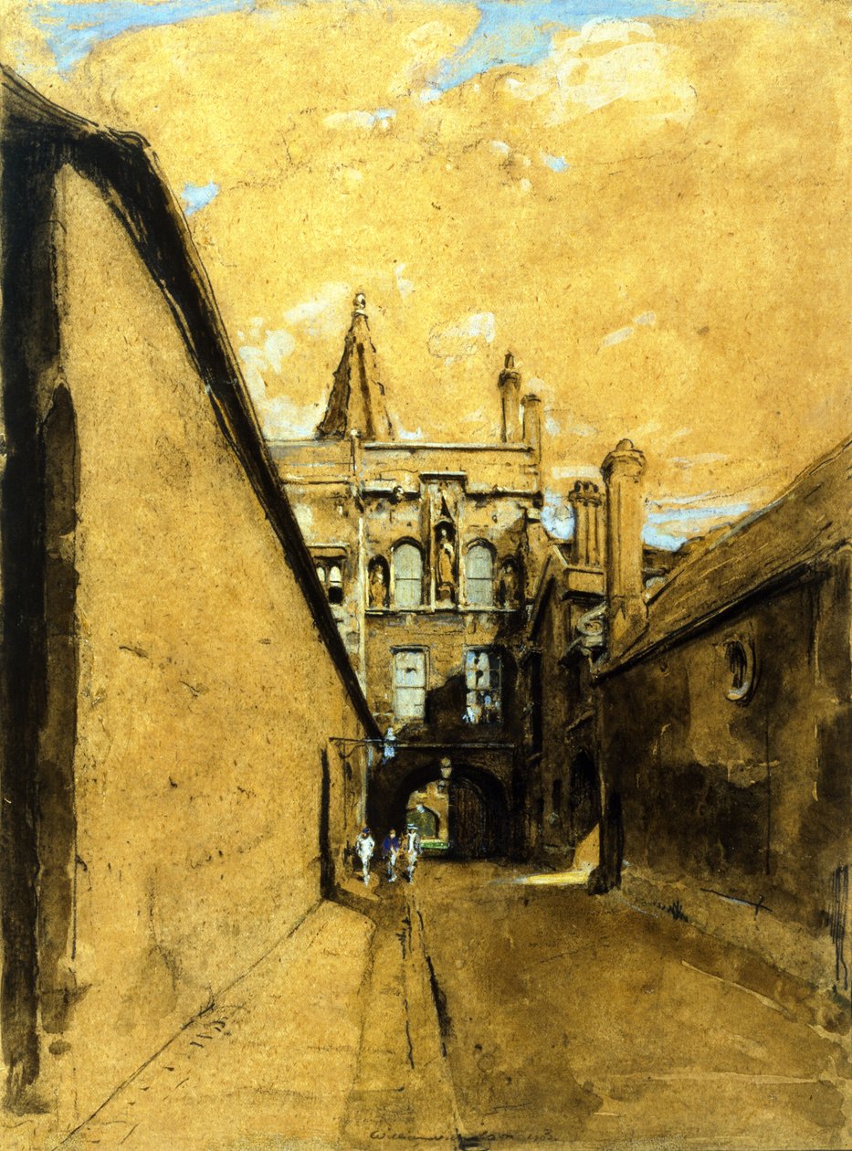 Porte de New College Lane - William Nicholson