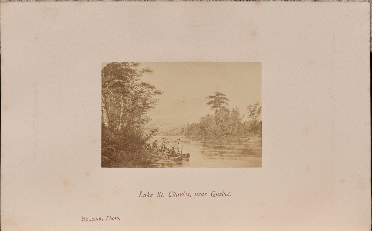 Lac Saint Charles, près de Québec - William Notman