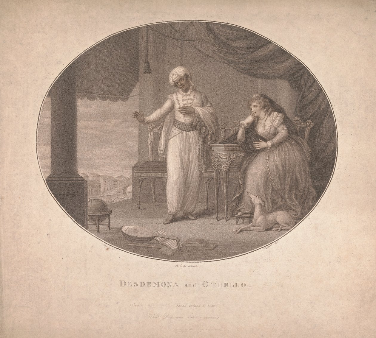 Desdémone et Othello - William Nutter