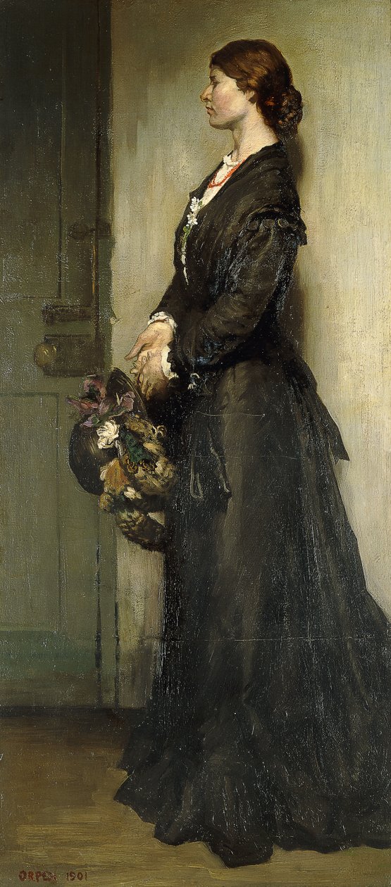 La dame en noir, 1901 - William Orpen