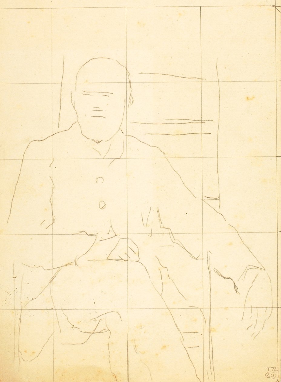 Homme âgé assis sur une chaise - William Page