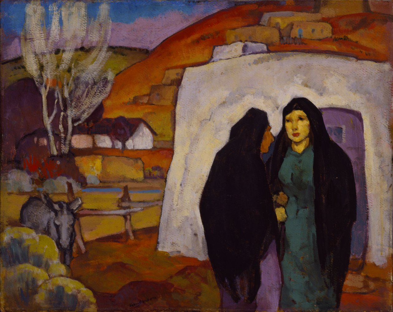 Le commérage, vers 1922 - William Penhallow Henderson
