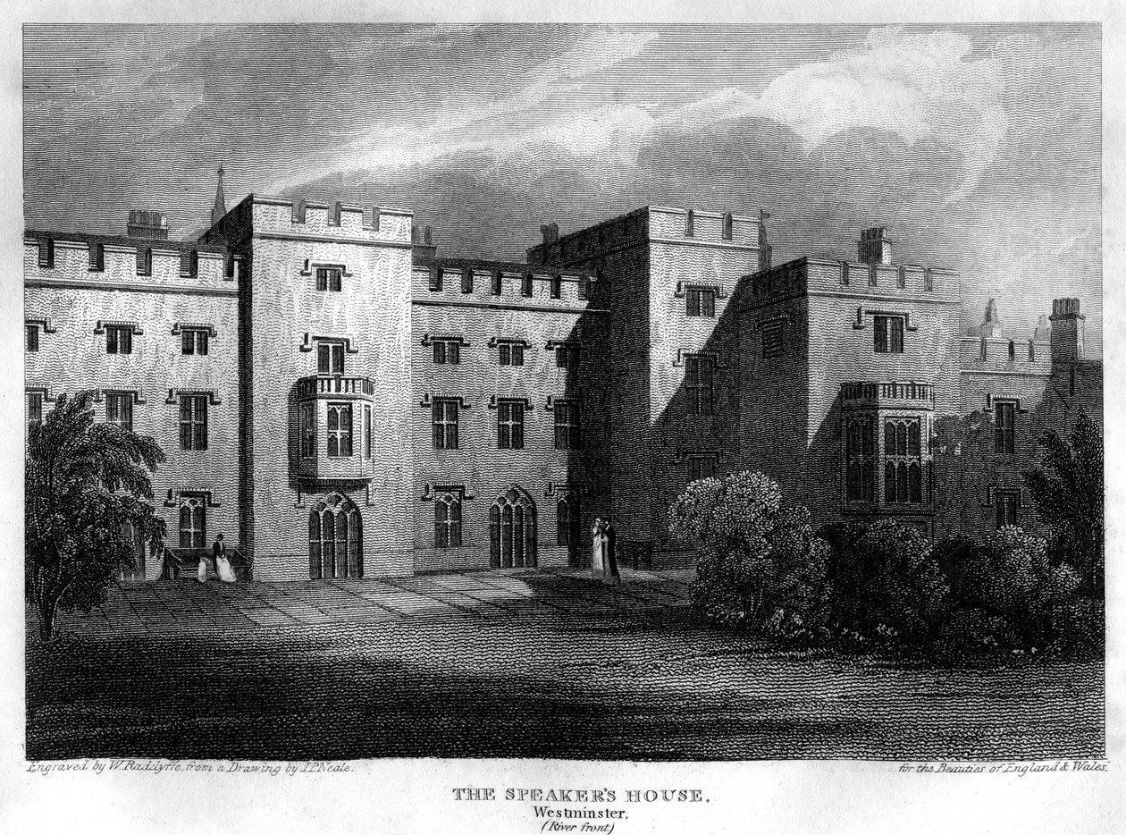 La Maison du Président, Westminster, Londres, 1815 - William Radclyffe
