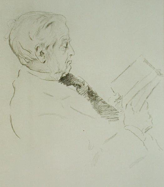 Portrait de Max Muller (1823-1900) - William Rothenstein