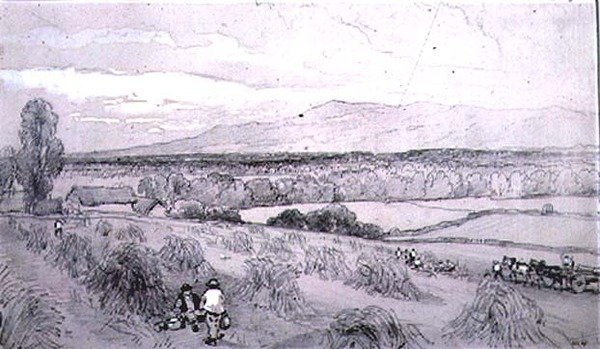 Scène de récolte - William Roxby Beverly