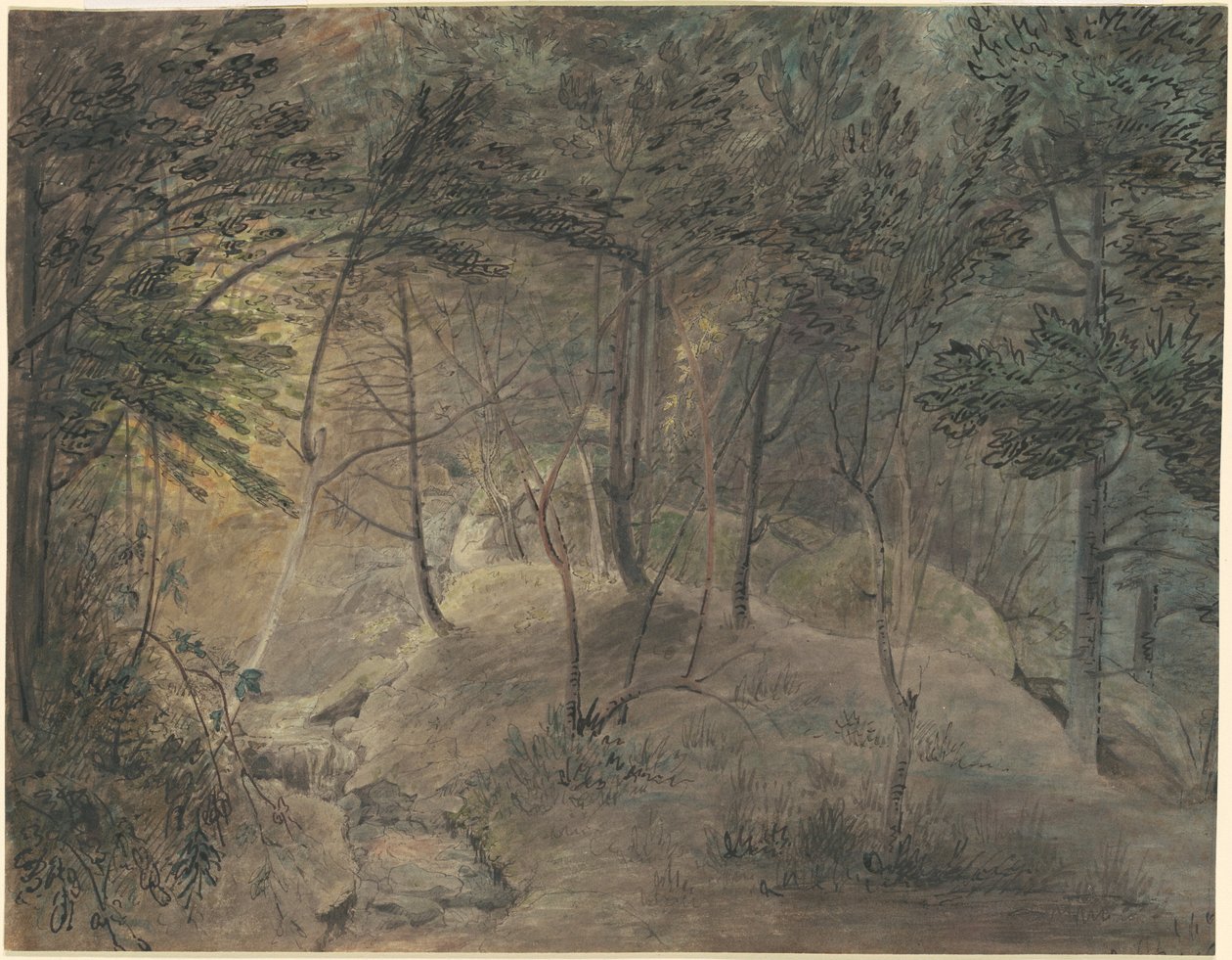 Vue depuis la maison de source à Echo - William Russell Birch