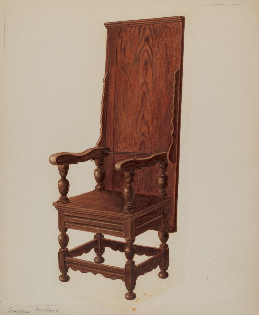 Chaise-table jacobéenne - William Sanders