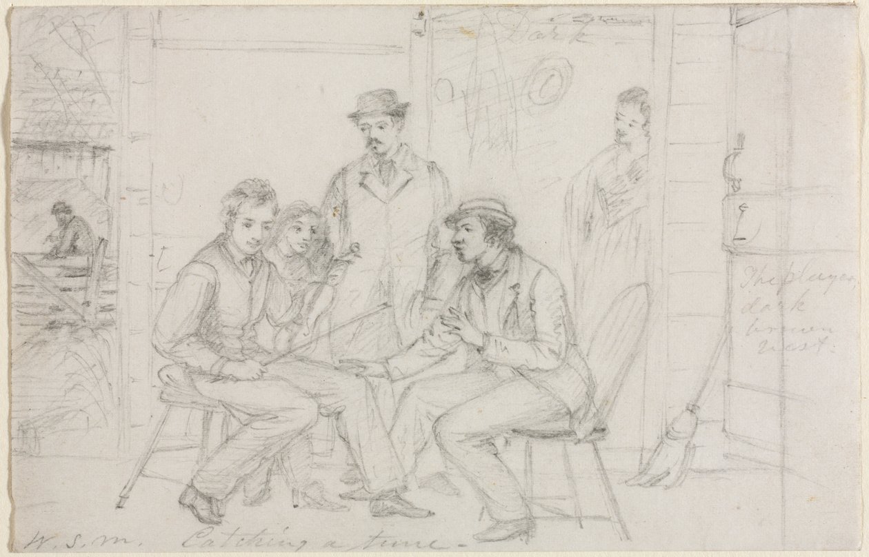 Attraper une Mélodie, probablement 1867 - William Sidney Mount