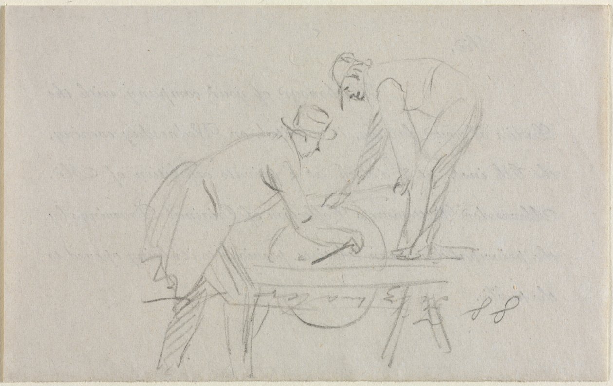 Aiguiser la hache - William Sidney Mount