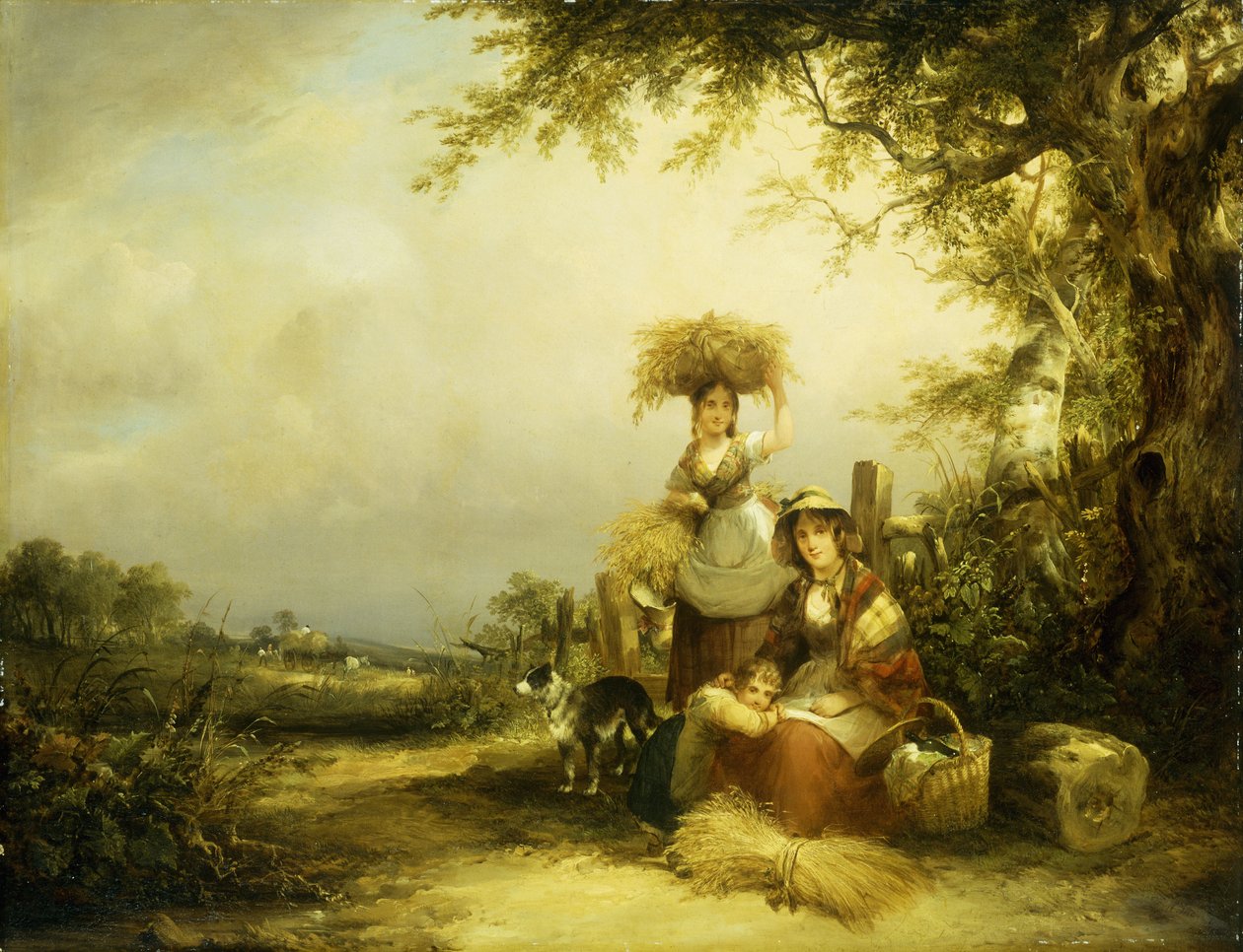 Les glaneuses - Shirley, Hants - William Snr. Shayer