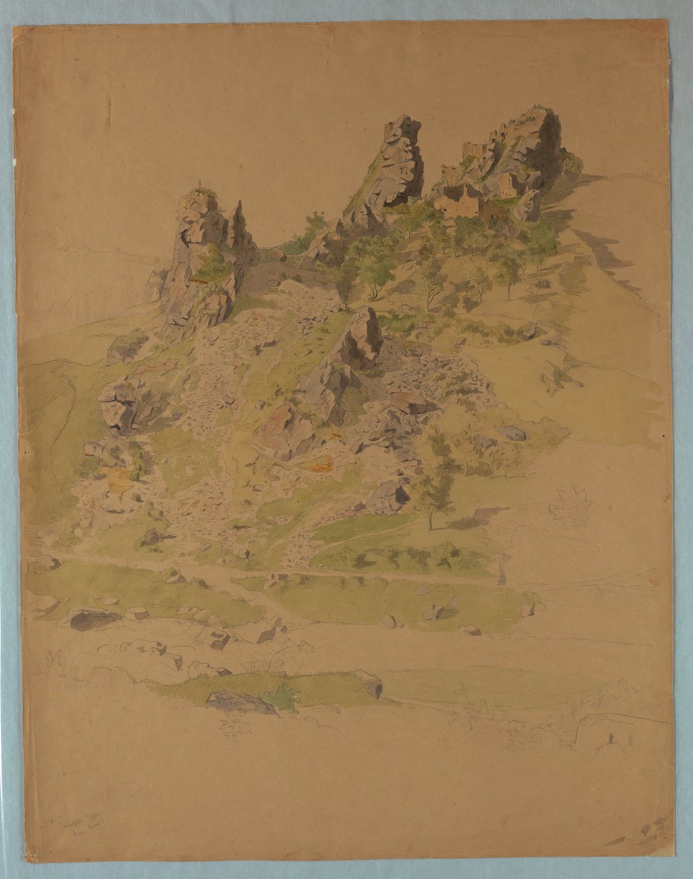 Château de Calenfells, près de Kirn, Allemagne - William Stanley Haseltine