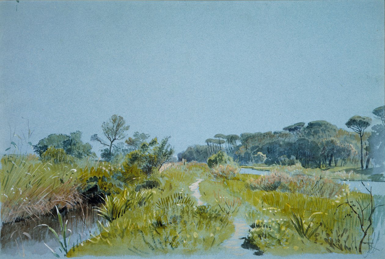 Castel Fusano près de Rome, vers 1885 - William Stanley Haseltine