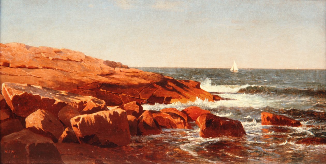 Rivage rocheux, 1862 - William Stanley Haseltine