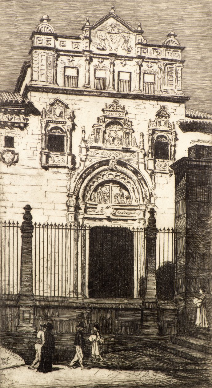 Porte, Santa Cruz, Tolède - William Strang