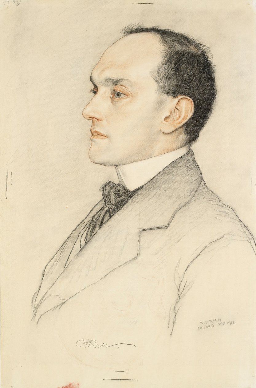 Portrait de Charles Francis Bell - William Strang