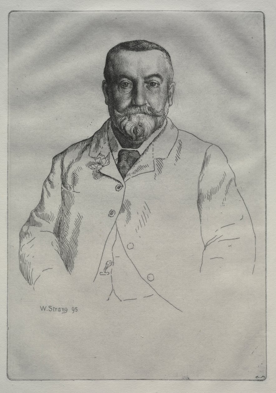Portrait de H. Cock - William Strang