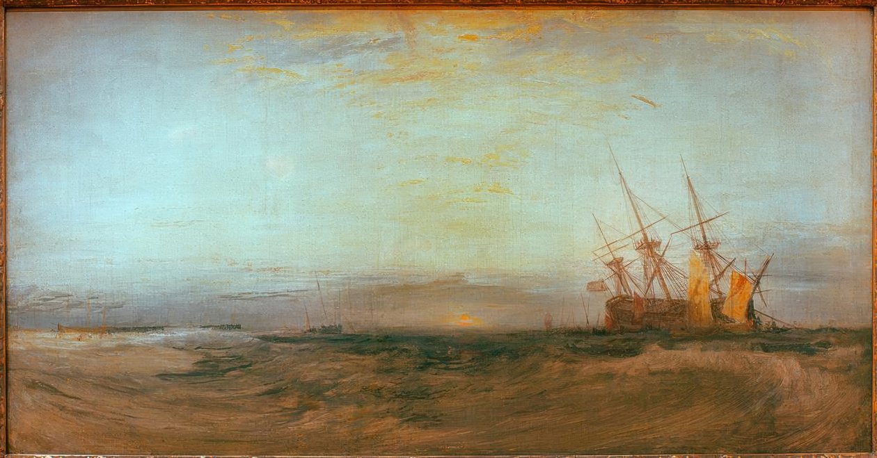 Un navire échoué - Joseph Mallord William Turner