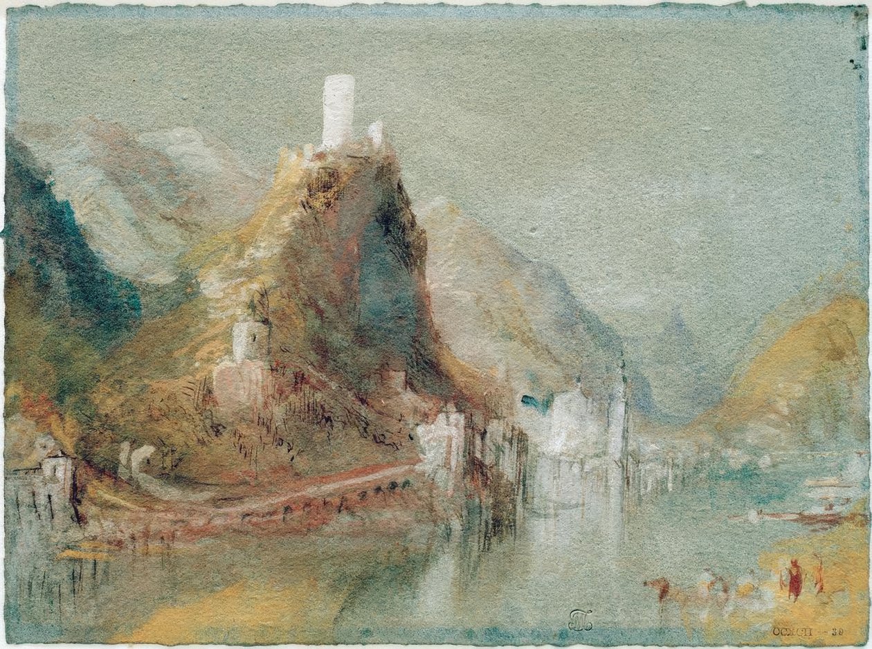 Cochem vu du sud - Joseph Mallord William Turner