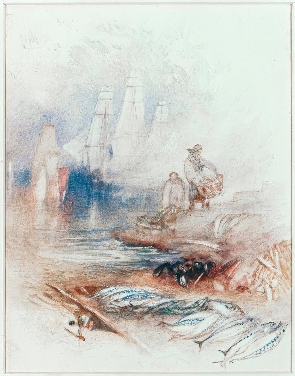 Maquereaux sur la plage - Joseph Mallord William Turner