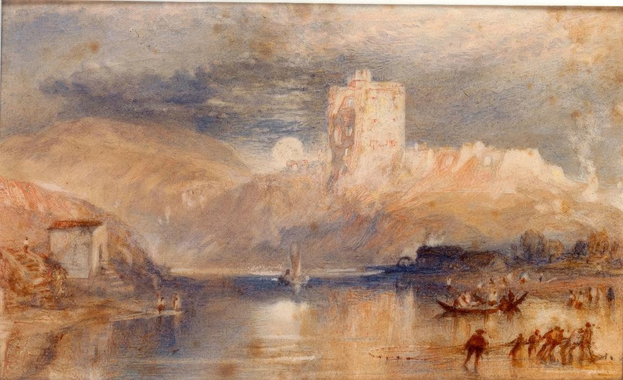 Château de Norham – Lever de lune - Joseph Mallord William Turner