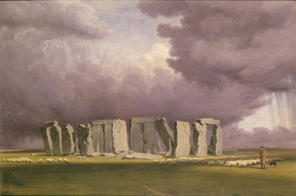 Stonehenge : Jour de tempête, 1846 - Joseph Mallord William Turner