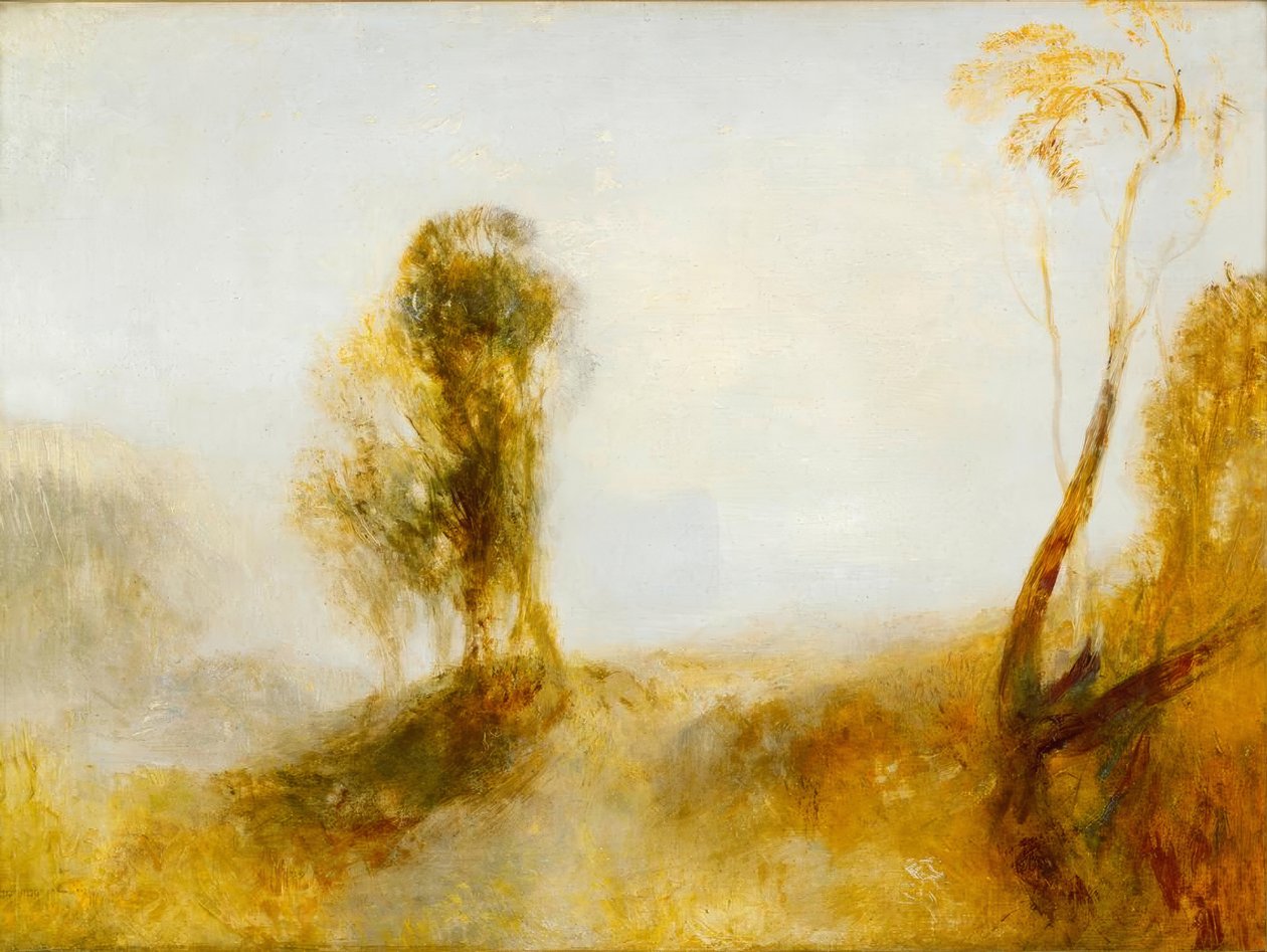 Lever de soleil : un château sur une baie - Joseph Mallord William Turner