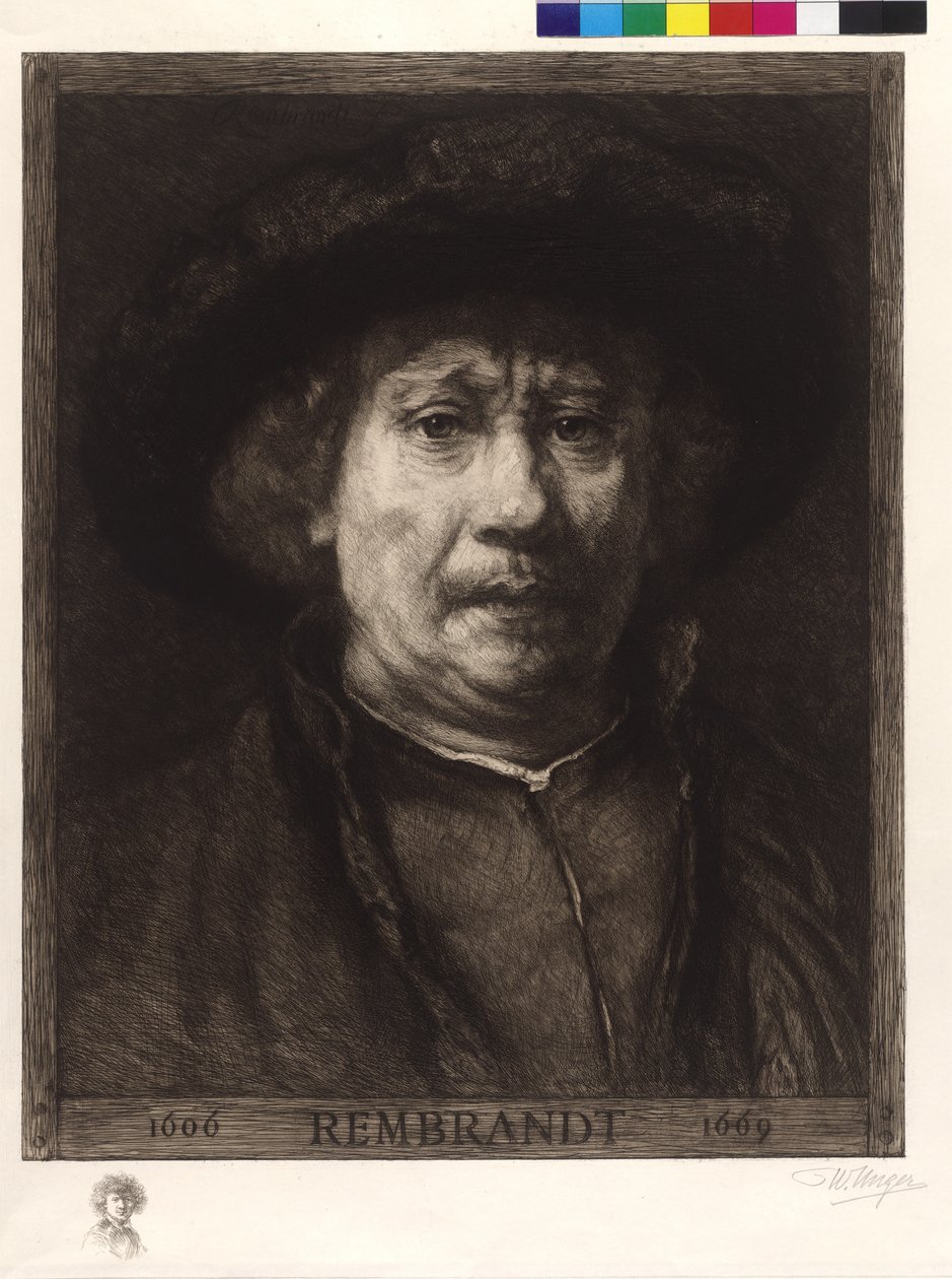 Autoportrait de Rembrandt - William Unger