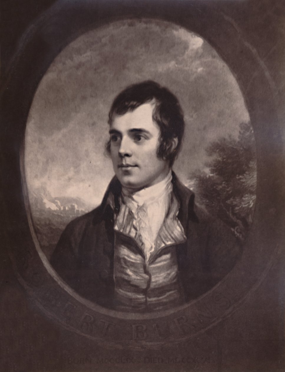 Robert Burns, poète écossais, 19e siècle 1894 - William Walker