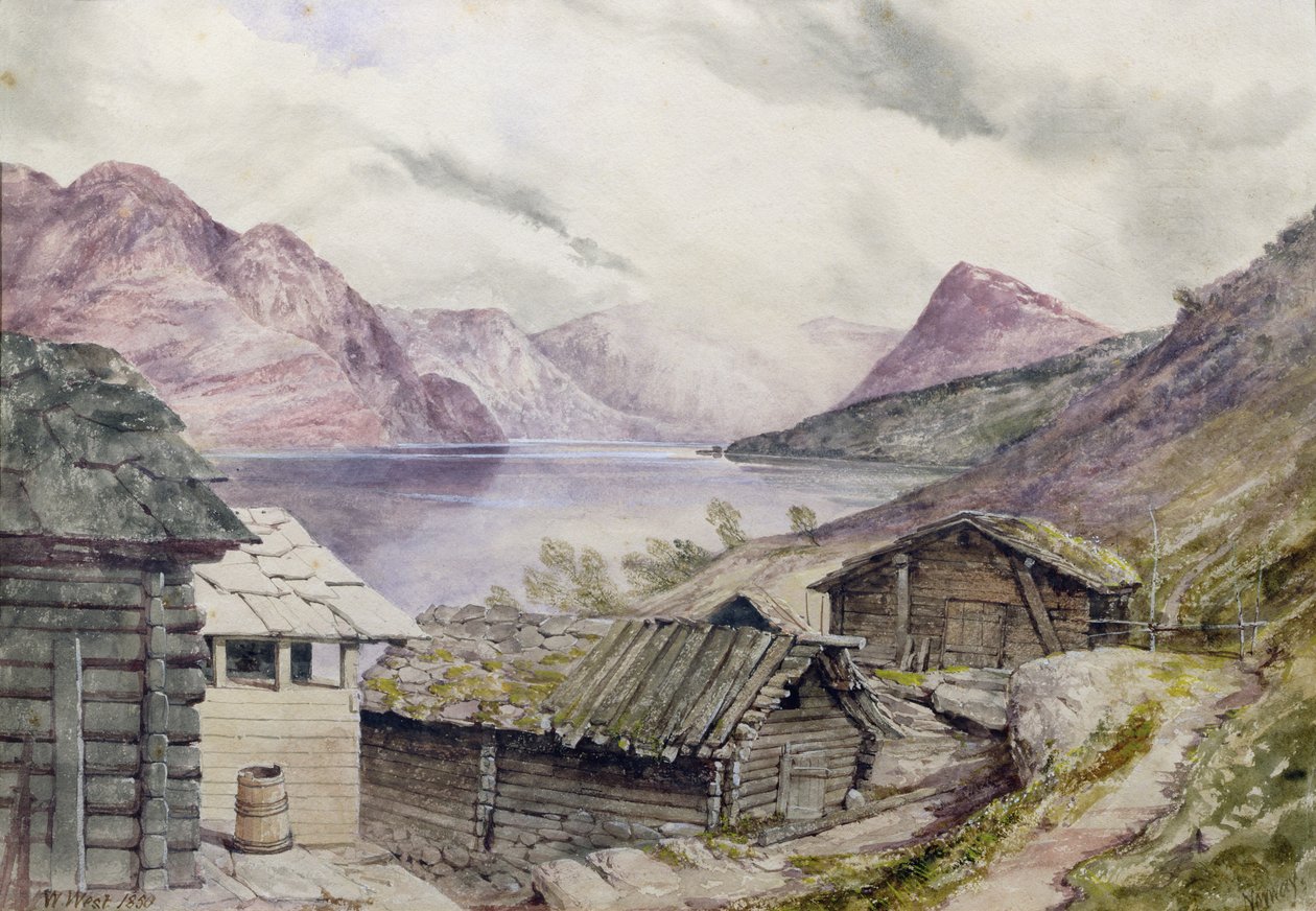 Fjord de Romsdal, 1850 - William West