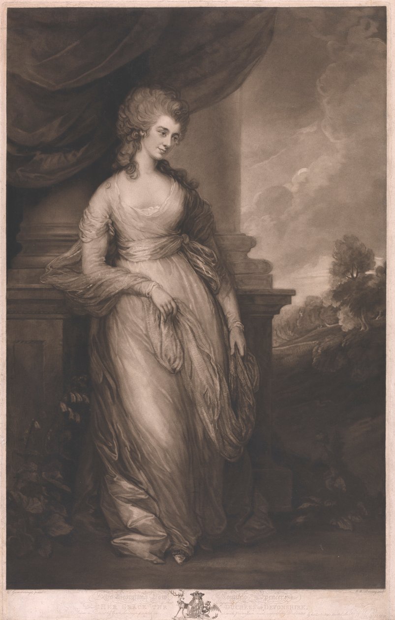 Sa Grâce la Duchesse de Devonshire - William Whiston Barney