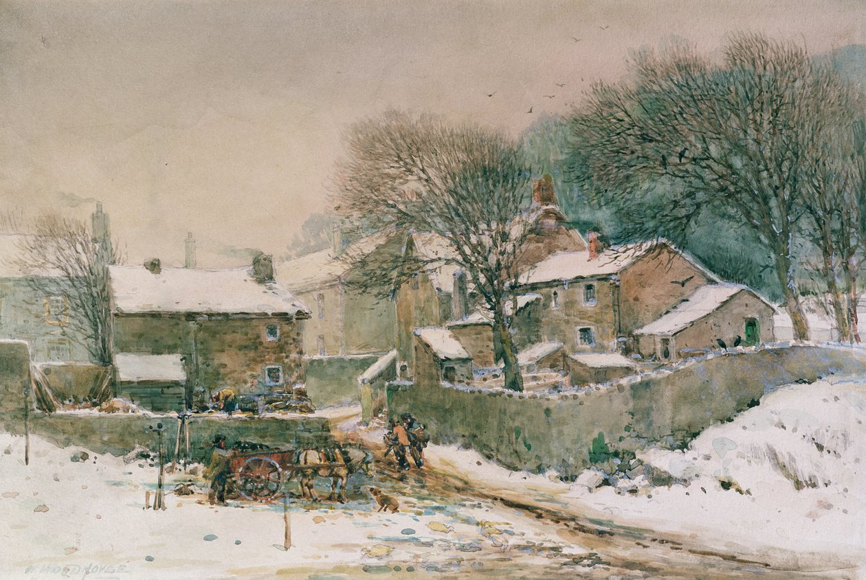 Heysham en hiver - William Woodhouse