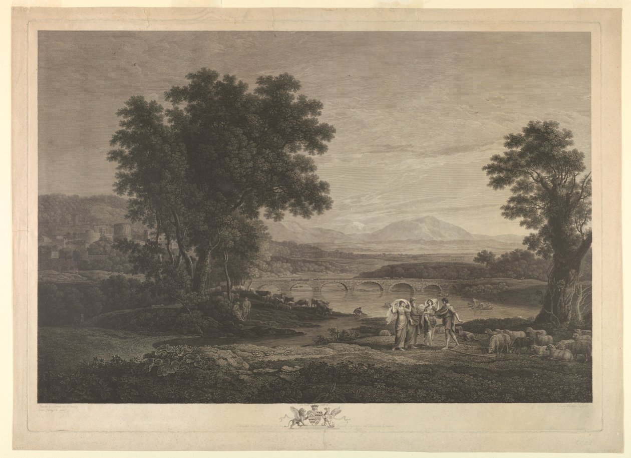 Jacob et Laban (Il Ponti) - William Woollett