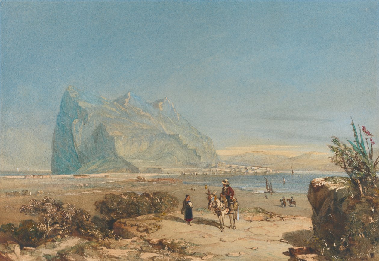 Vue de Gibraltar - William Wyld