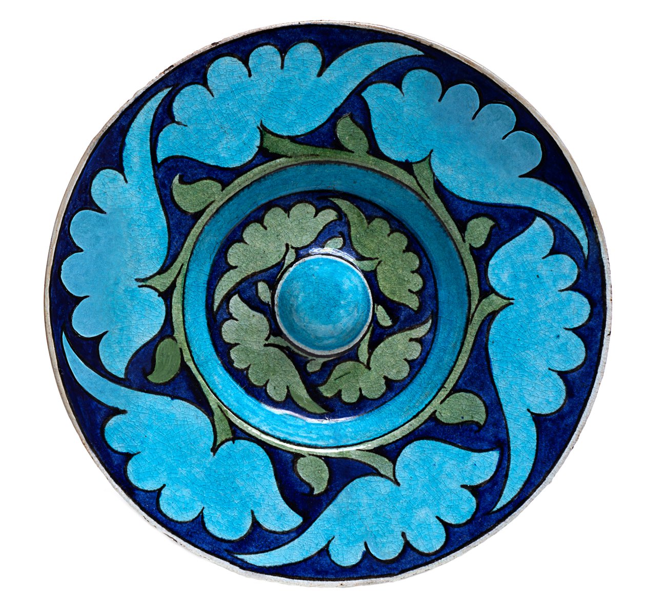 Petit plat de riz persan, face - William de Morgan