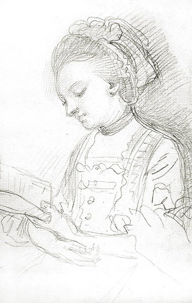 Femme lisant - William of Bath Hoare