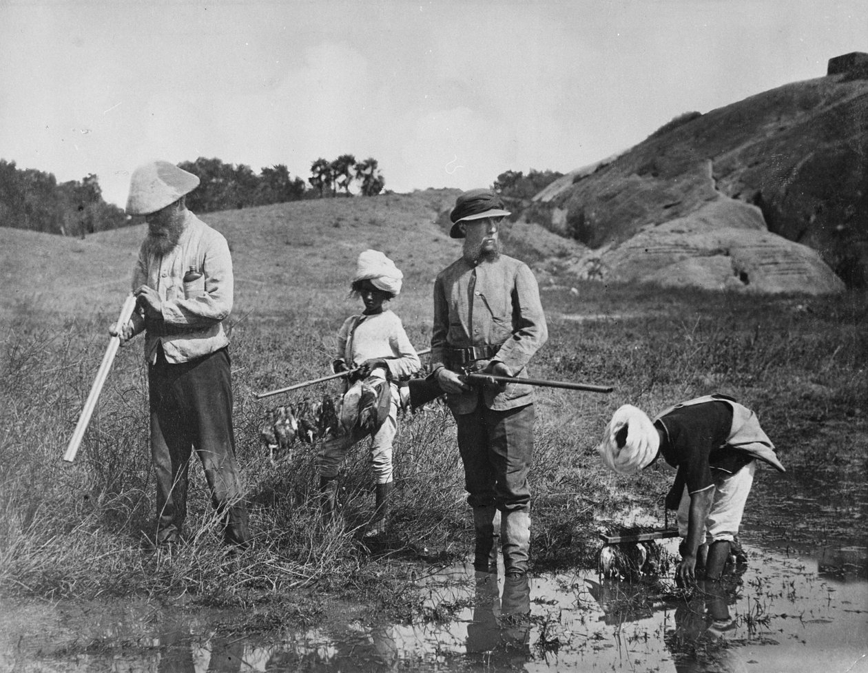 Inde : chasse à la bécassine, 1870 - Willoughby Wallace Hooper