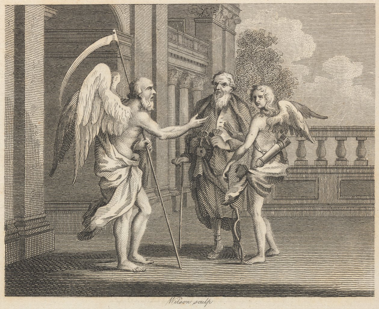 Plutus, Cupidon et le Temps - Wilson