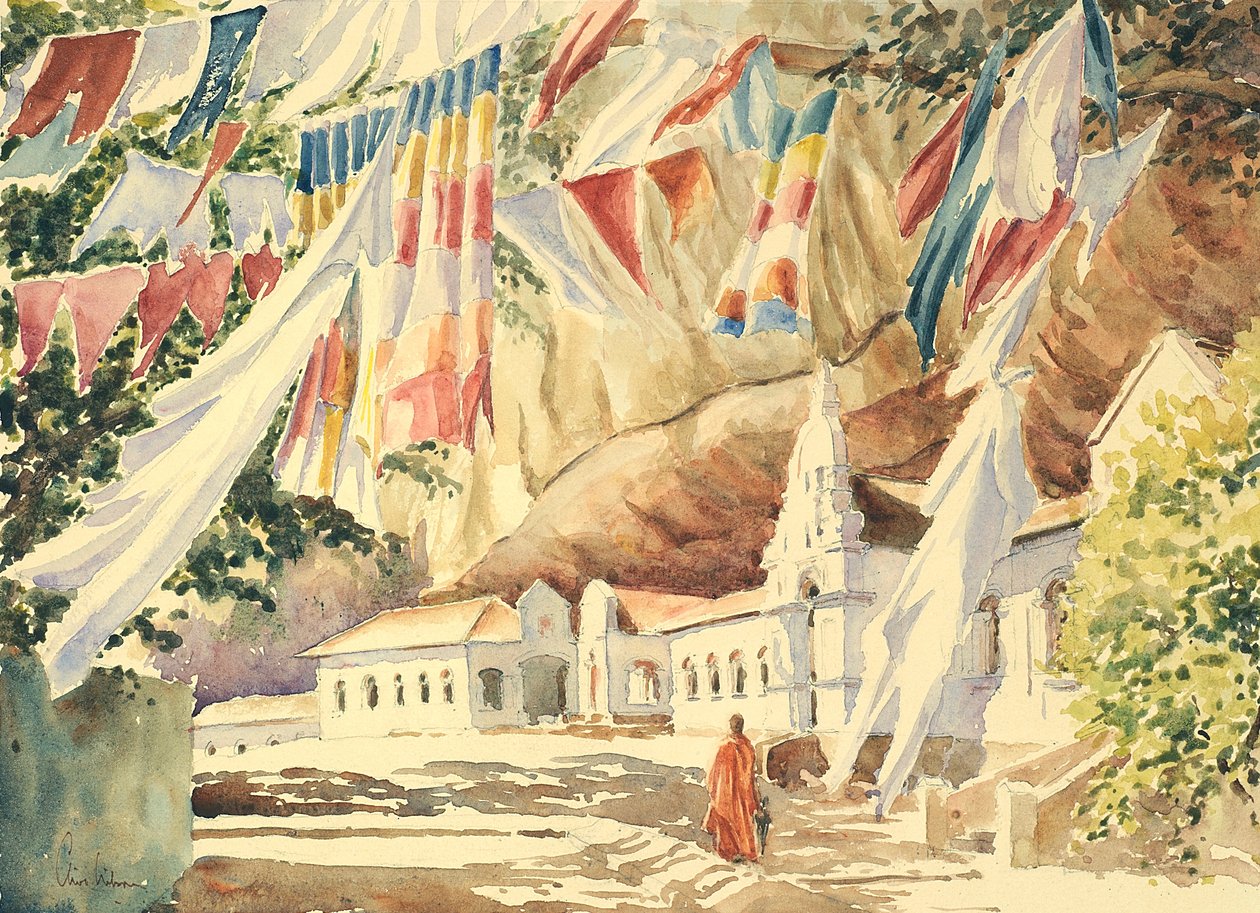 Drapeaux de prière, Dambulla - Wilson Clive