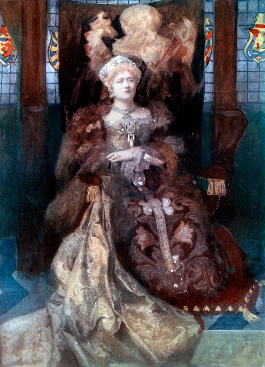 Ellen Terry dans Henry VIII, vers 1902 - Window and Grove
