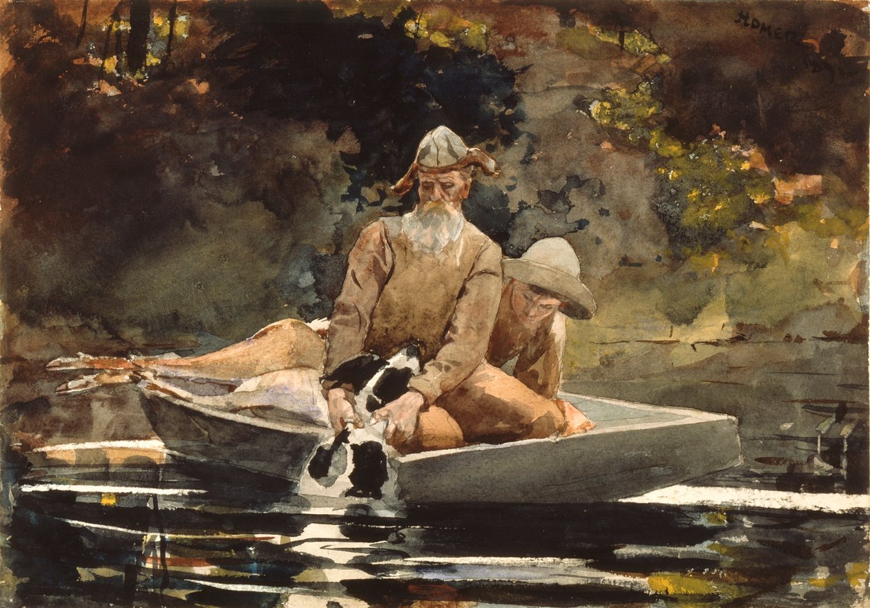 Après la chasse - Winslow Homer