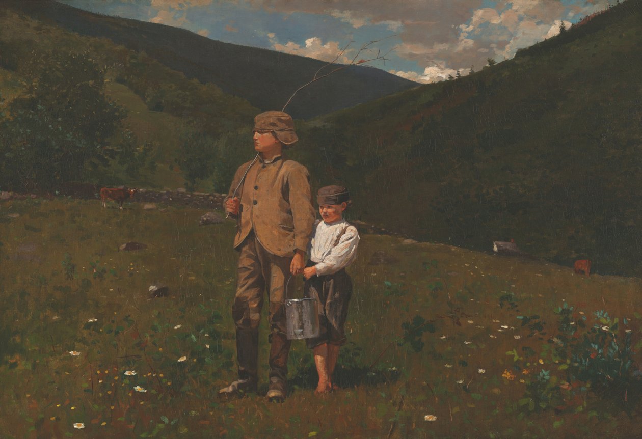 Traversée du pâturage - Winslow Homer