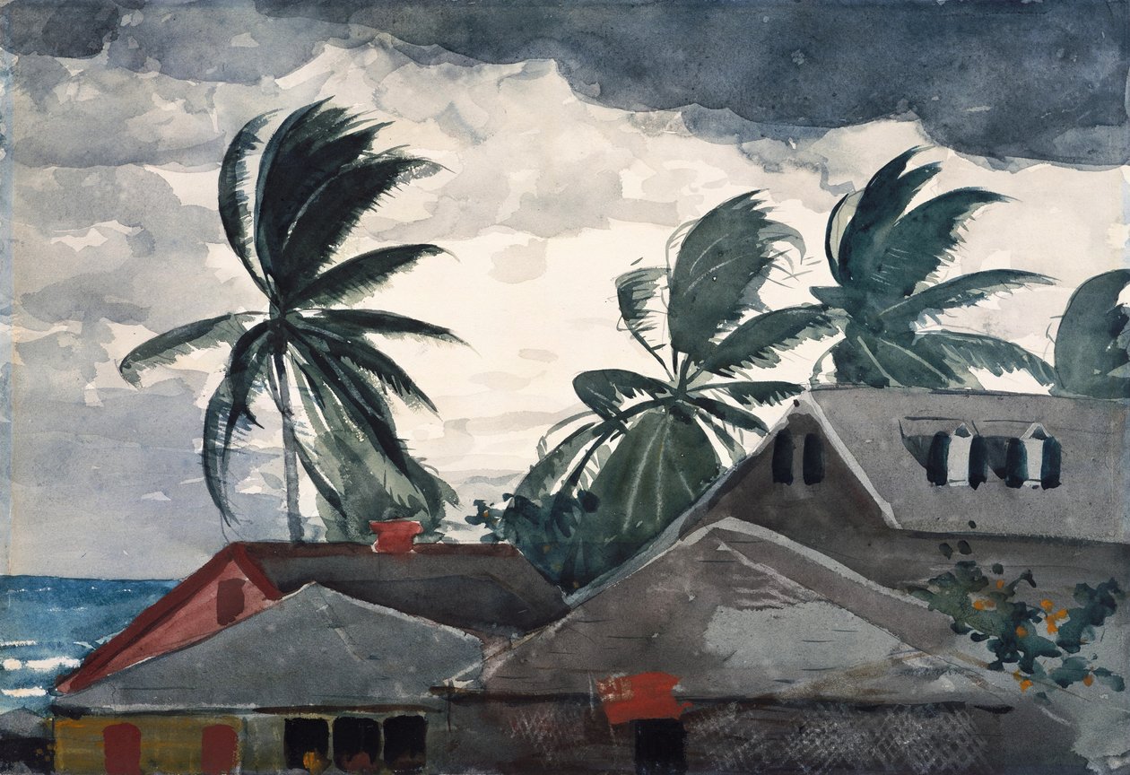 Ouragan, Bahamas - Winslow Homer