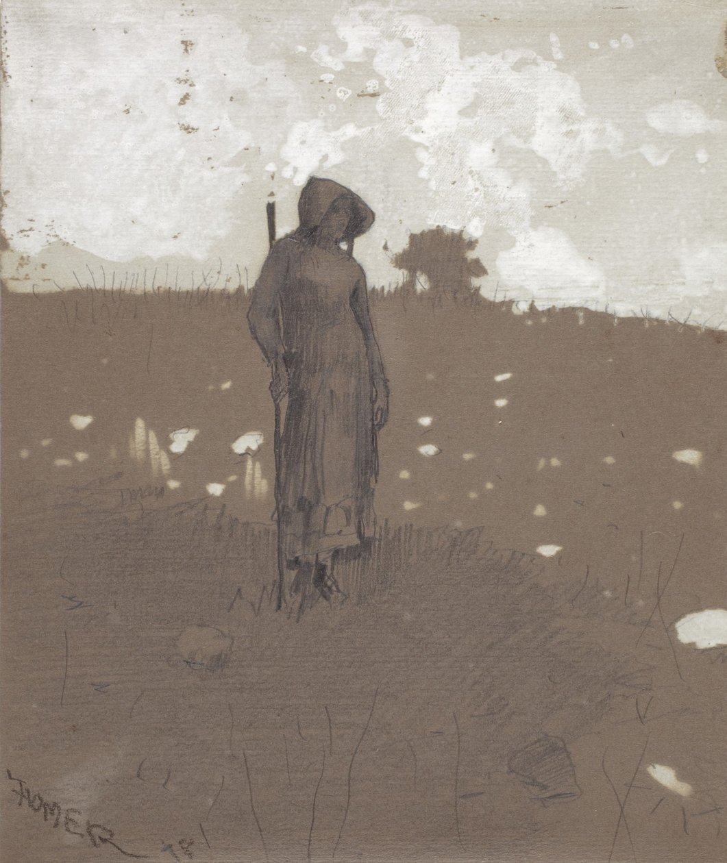 Dans le champ - Winslow Homer