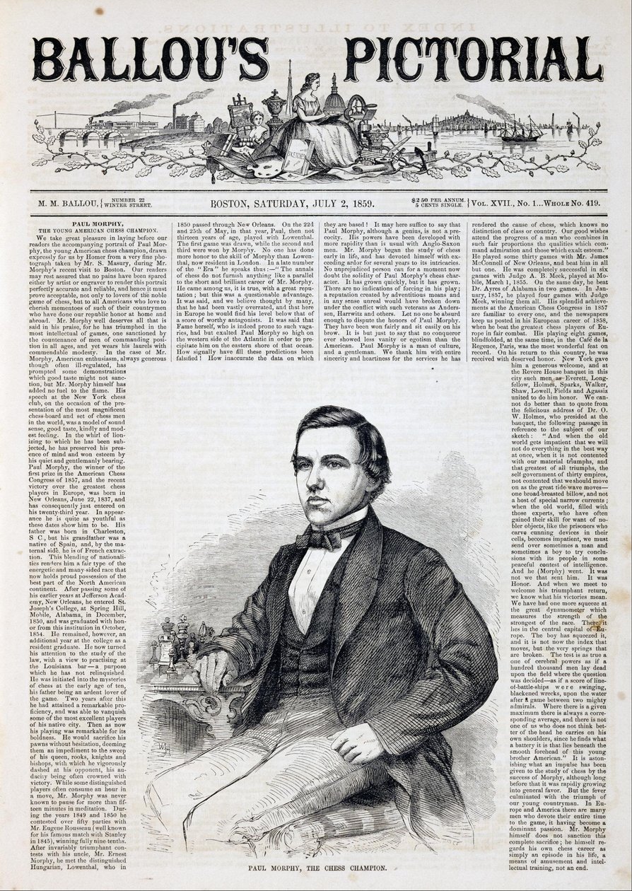 Paul Morphy, le champion d