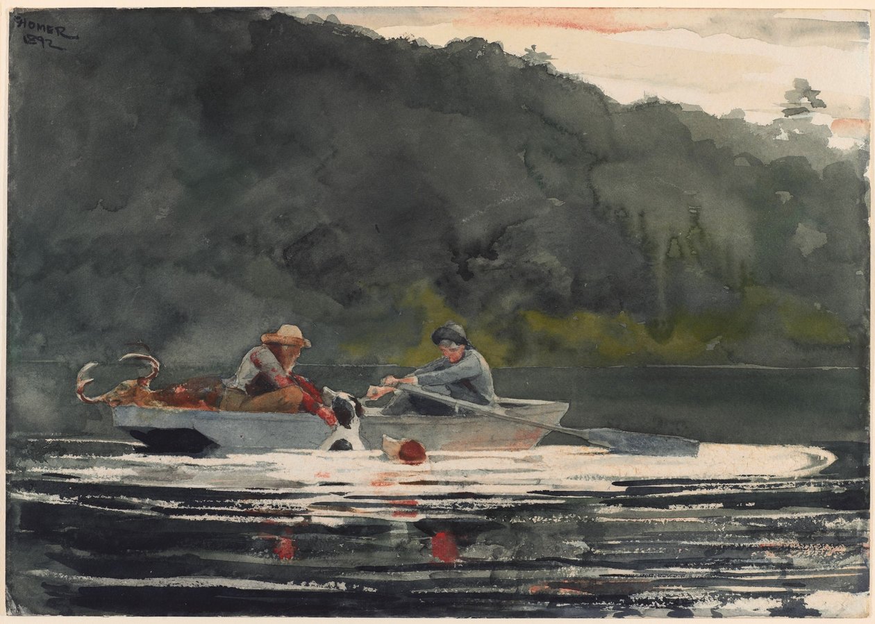 La fin de la chasse - Winslow Homer