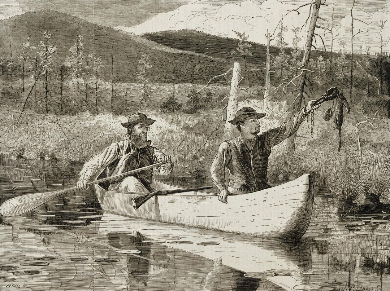 Piégeage dans les Adirondacks - Winslow Homer