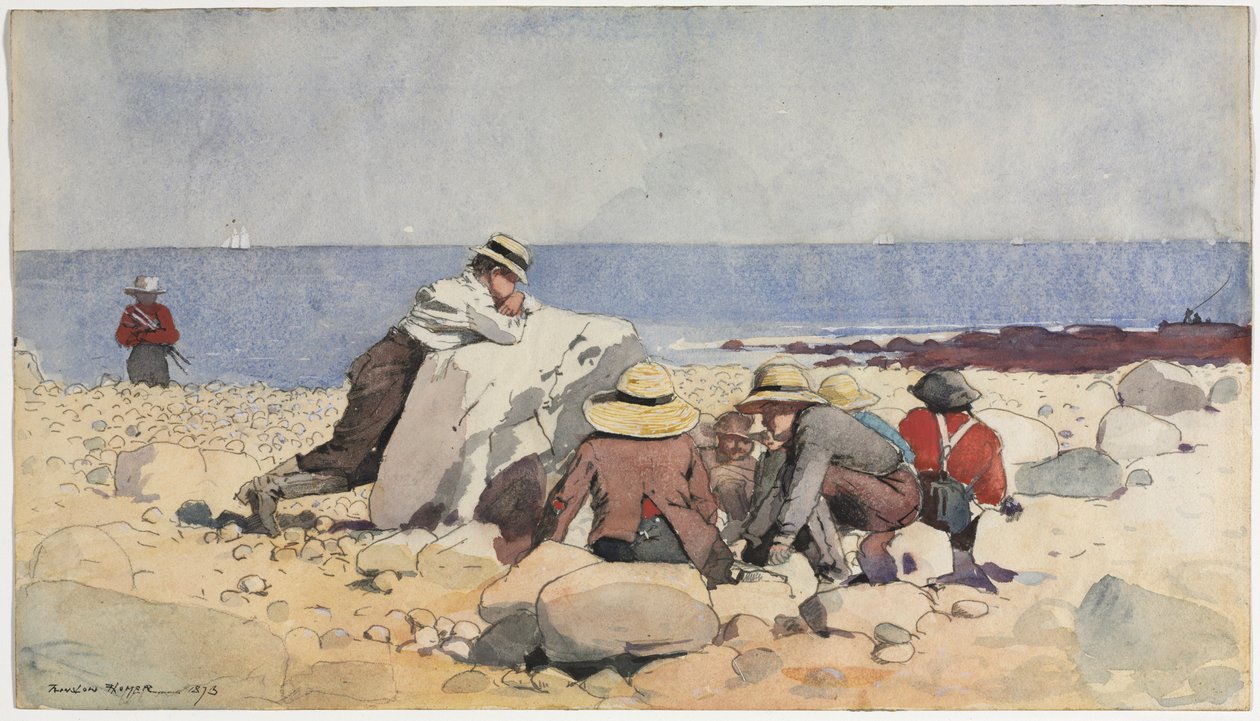 Un Clam-Bake, 1873 - Winslow Homer