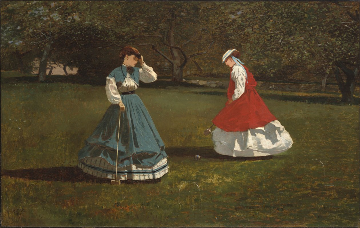 Une Partie de Croquet - Winslow Homer