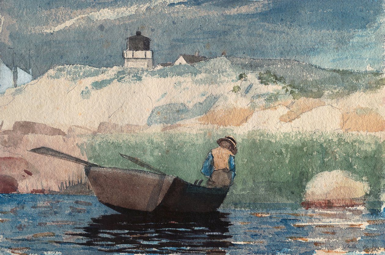 Garçon dans un bateau, Gloucester - Winslow Homer